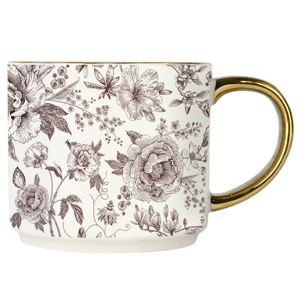 Brown Delft Coffee Mug - Fall Decor & Gifts