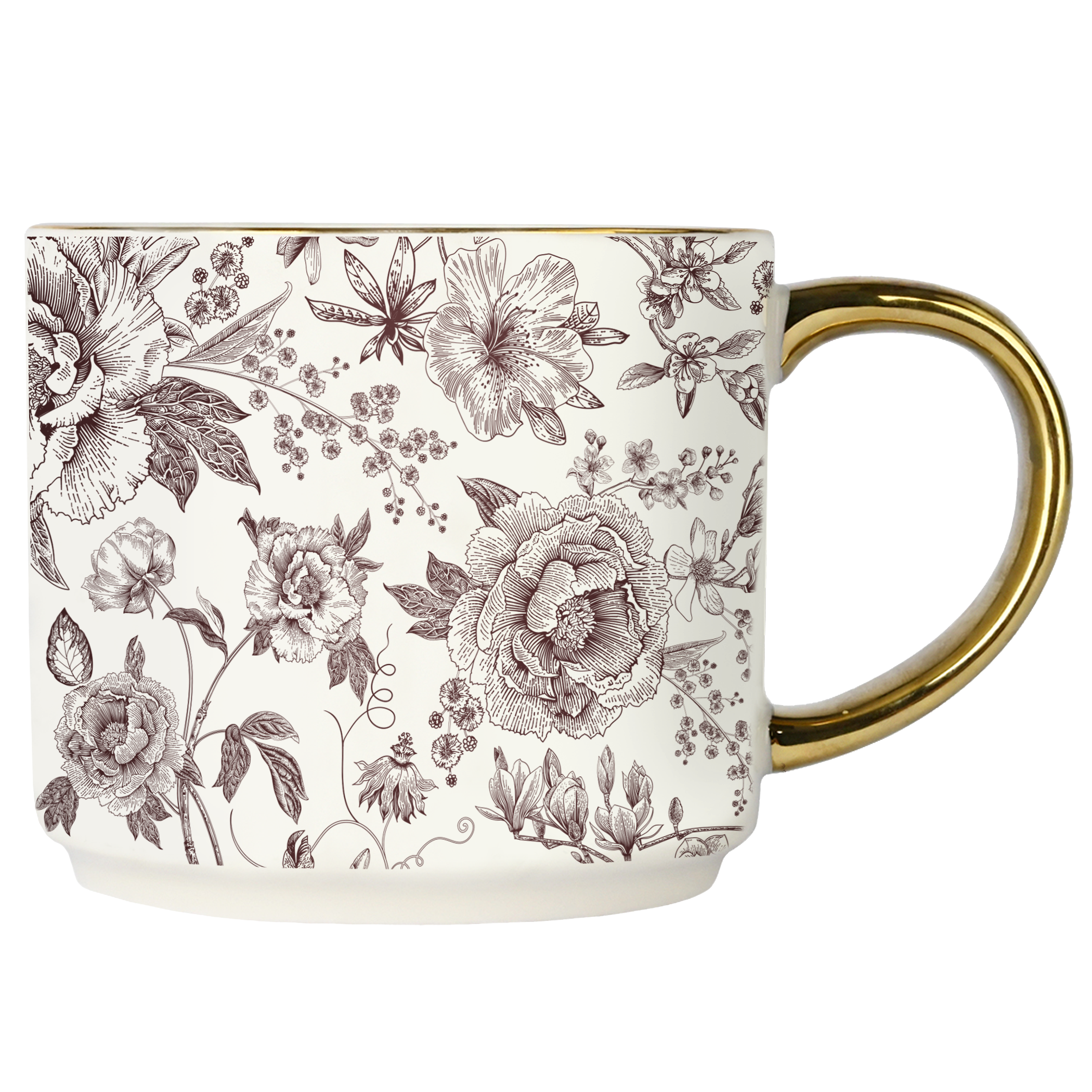 Brown Delft Coffee Mug - Fall Decor & Gifts