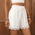 Lace Trim Boho Shorts