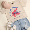 Cowboy 250 Years of Freedom Graphic Heavy Cotton T-Shirt