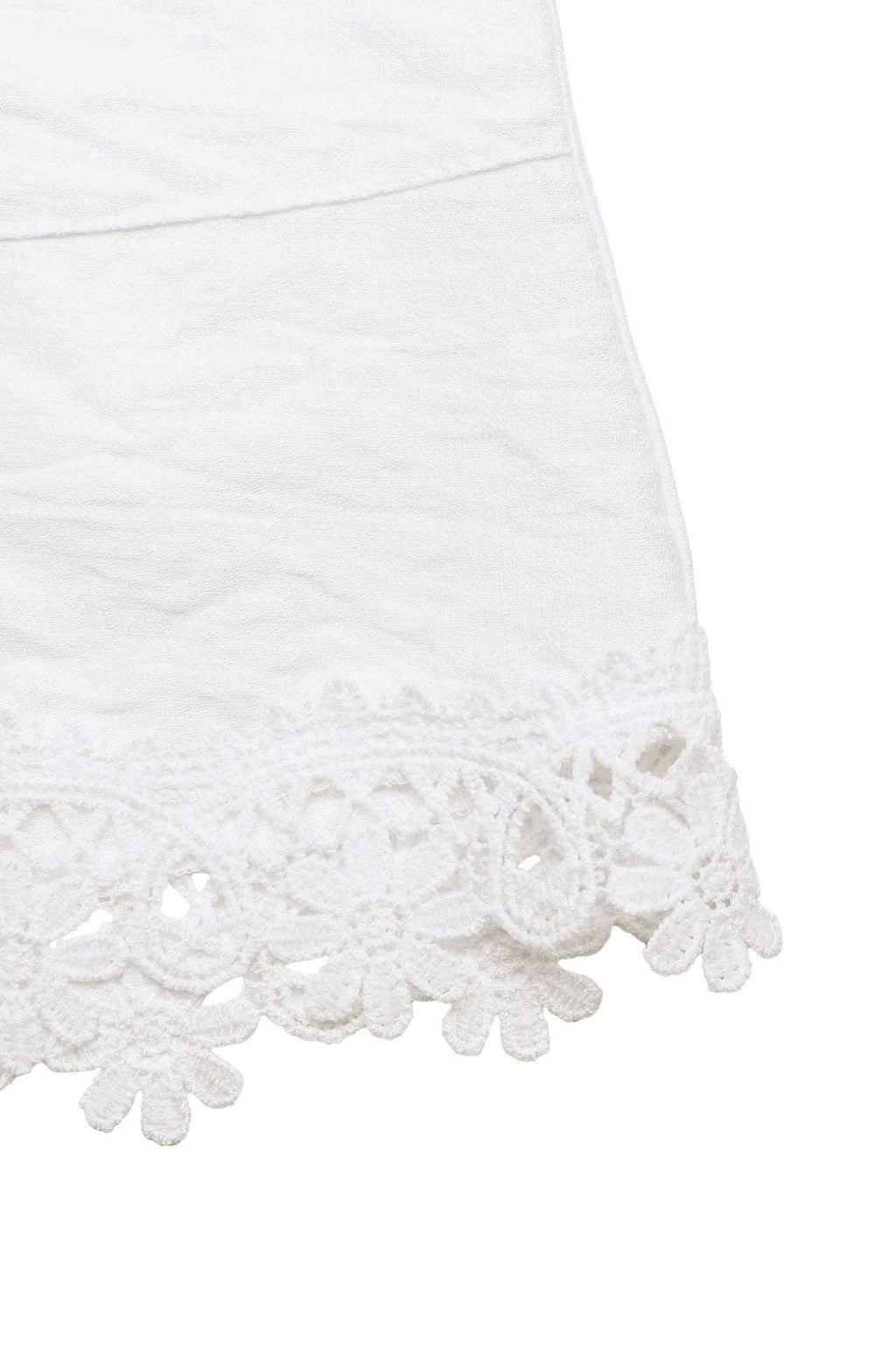 Lace Trim Boho Shorts