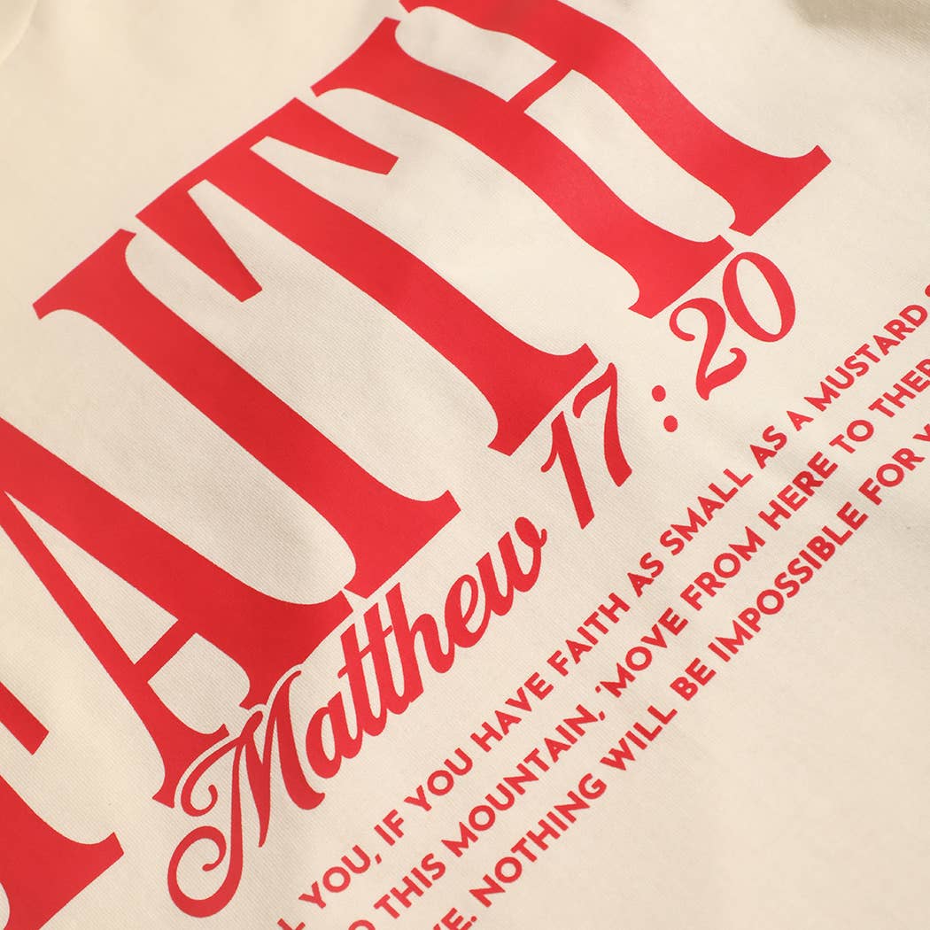 FAITH Mathew 17:20 Heavy Cotton T-Shirt